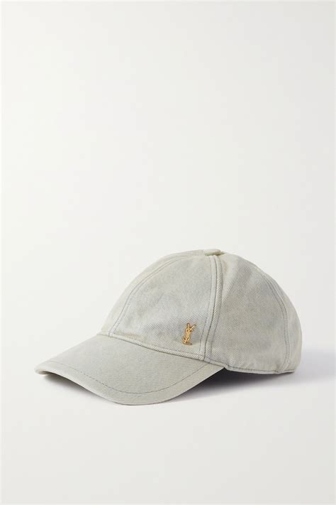 gorras yves saint laurent mujer|Gorra en denim en azul .